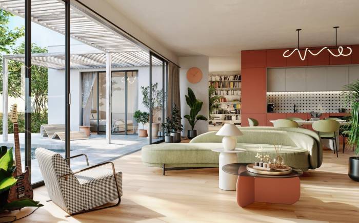 Miner�lna kompozitn� podlaha Arbiton do kuchyne z kolekcie Woodric