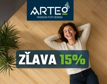 Zľava 15 % na vodeodolné laminátové podlahy ARTEO je späť