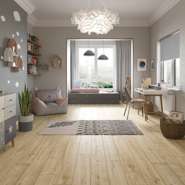 Lamin�tov� podlaha s AQUA PROTECT Classen do detskej izby