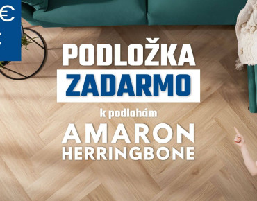 K podlah�m Arbiton Amaron Herringbone z�skate pr�miov� podlo�ku zadarmo