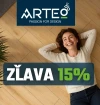 Z�ava 15 % na vodeodoln� lamin�tov� podlahy ARTEO je sp�