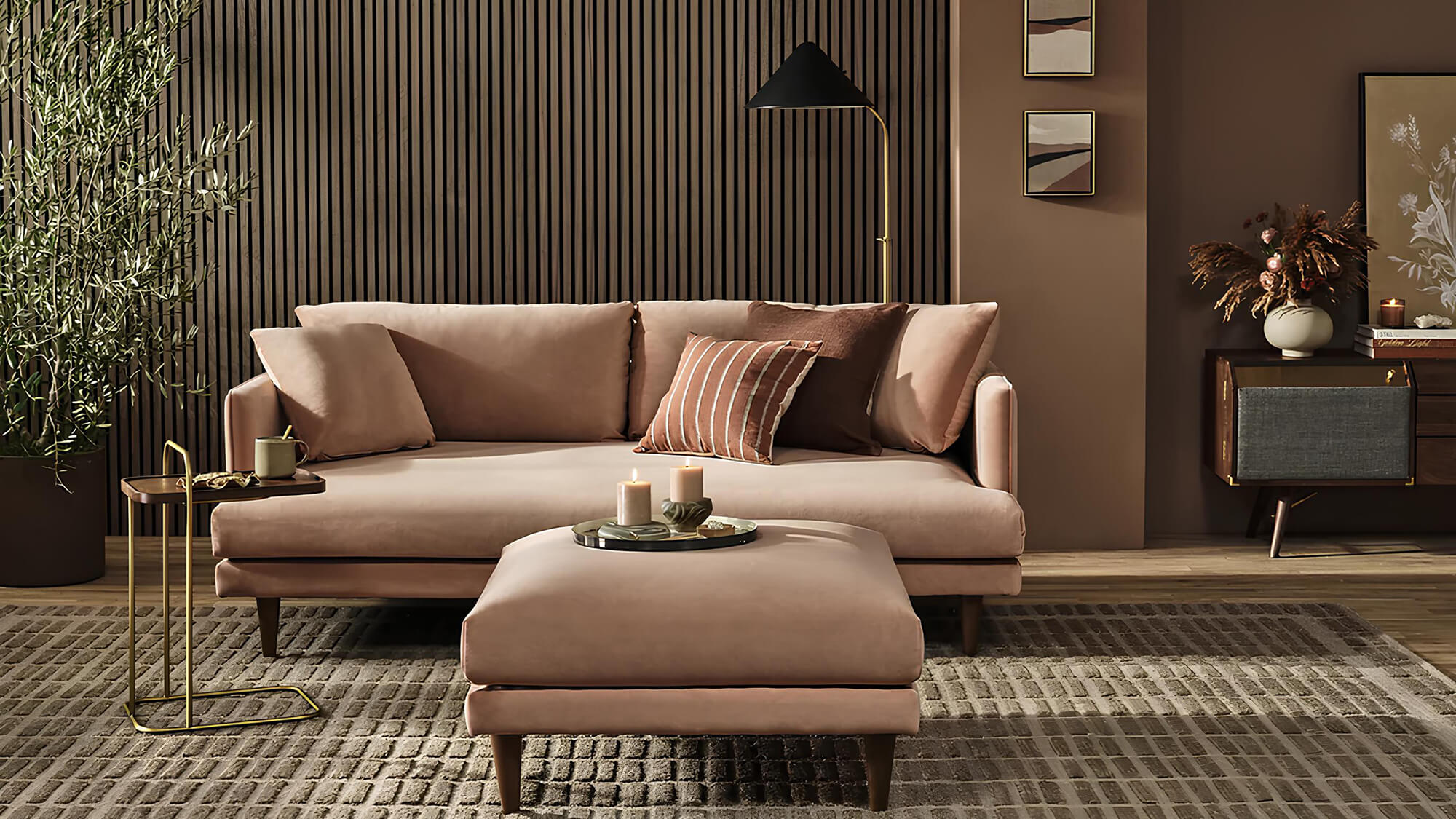 Akustick� obklad MEO ACOUSTIC Orinoco v kombin�ci� s Mocha Mousse