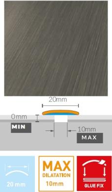 ARBITON PRO20 BRUSHED TITANIUM 1,86 bm